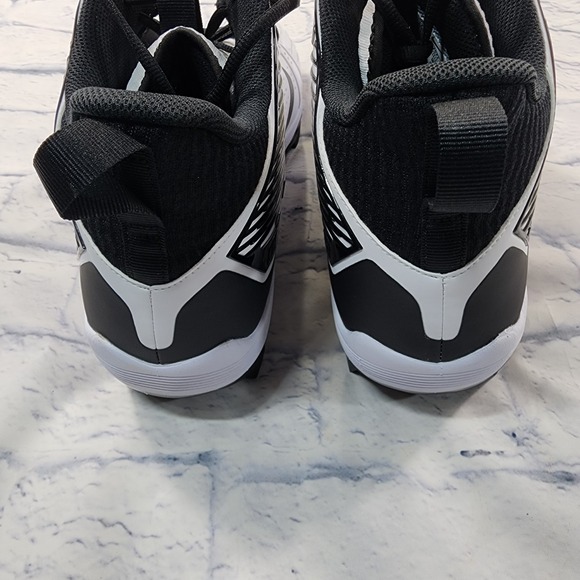 Nike MENS SIZE 17 Alpha Menace Strong Football Cleats White Black IB2572-100 main image 7